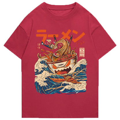 Tokyo-Tiger The Great Wave Ramen Yokai Classic T-Shirt