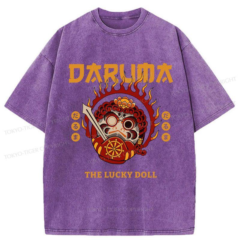 Tokyo-Tiger The Lucky Doll Washed T-Shirt