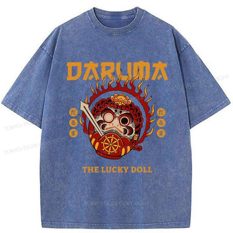 Tokyo-Tiger The Lucky Doll Washed T-Shirt