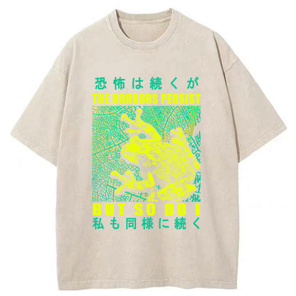 Tokyo-Tiger The Horrors Persist Forg Washed T-Shirt