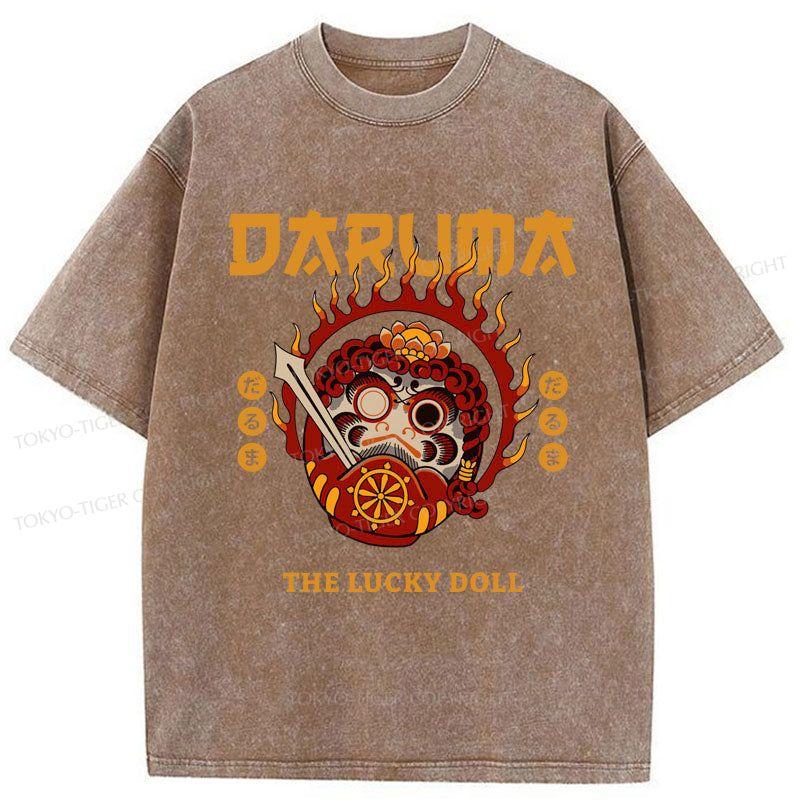 Tokyo-Tiger The Lucky Doll Washed T-Shirt