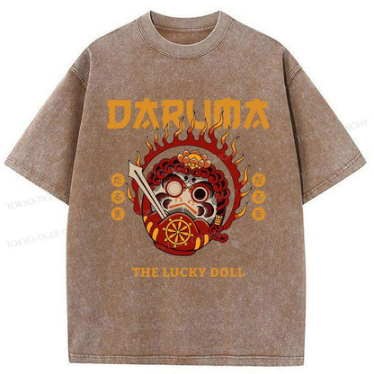 Tokyo-Tiger The Lucky Doll Washed T-Shirt