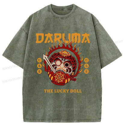 Tokyo-Tiger The Lucky Doll Washed T-Shirt