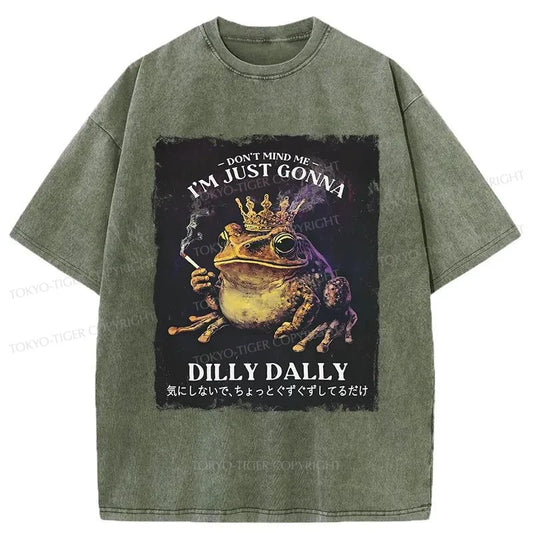 Tokyo-Tiger DillyDally Frog Washed T-Shirt