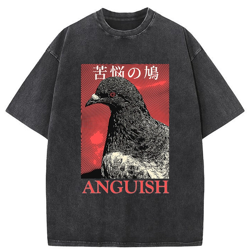 Tokyo-Tiger Anguish Pigeon Janpanese T-Shirt