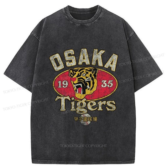 Tokyo-Tiger Osaka Tigers 1935 Washed T-Shirt