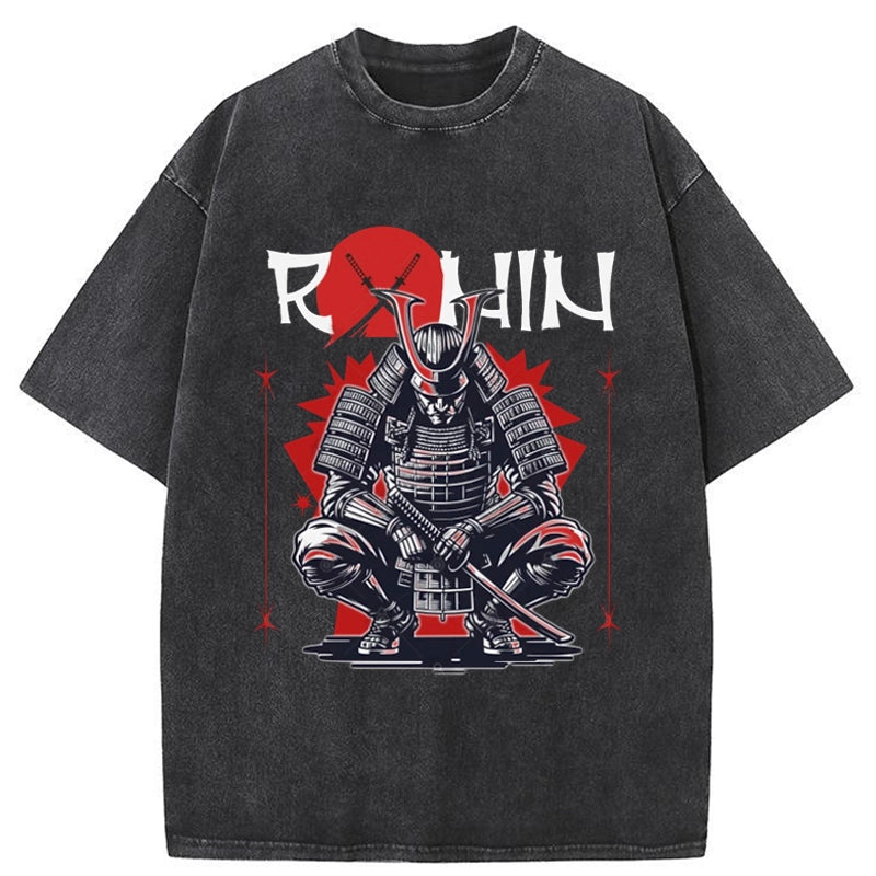 Tokyo-Tiger Ronin The Last Samurai Washed T-Shirt