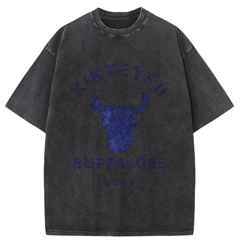 Tokyo-Tiger Kintetsu Buffaloes Japanese baseball Washed T-Shirt