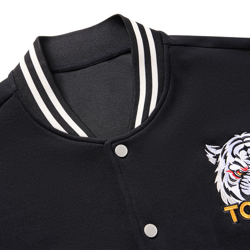 Tokyo-Tiger Nakatomi Plaza Embroidery Varsity Jacket