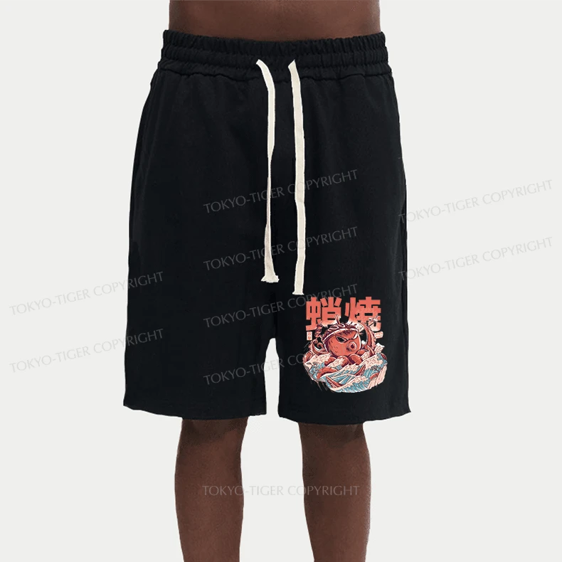 Tokyo-Tiger The Great Wave Takoyaki Japanese Unisex Shorts