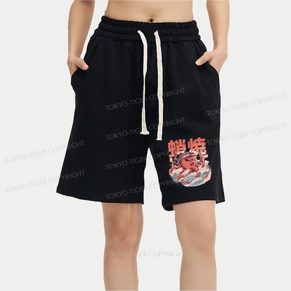 Tokyo-Tiger The Great Wave Takoyaki Japanese Unisex Shorts