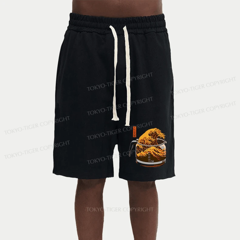 Tokyo-Tiger Great Pizza Kaiju Japanese Unisex Shorts