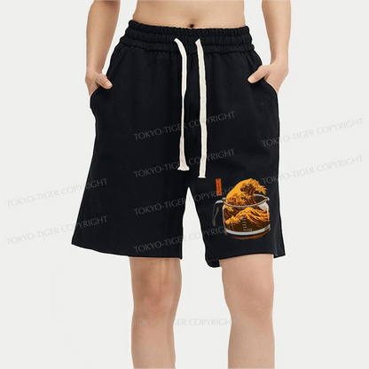 Tokyo-Tiger Great Pizza Kaiju Japanese Unisex Shorts