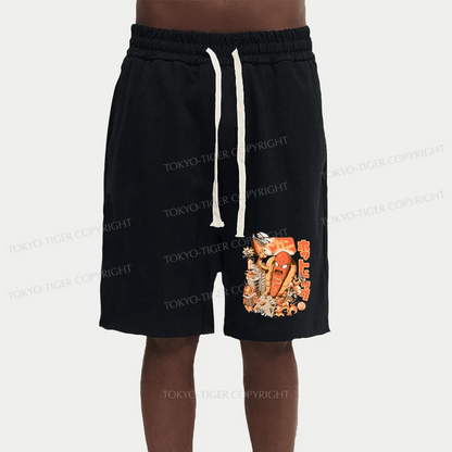 Tokyo-Tiger Great Hot Dog Kaiju Japanese Unisex Shorts