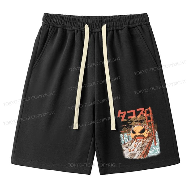 Tokyo-Tiger The Great Taco Kaiju Japanese Unisex Shorts