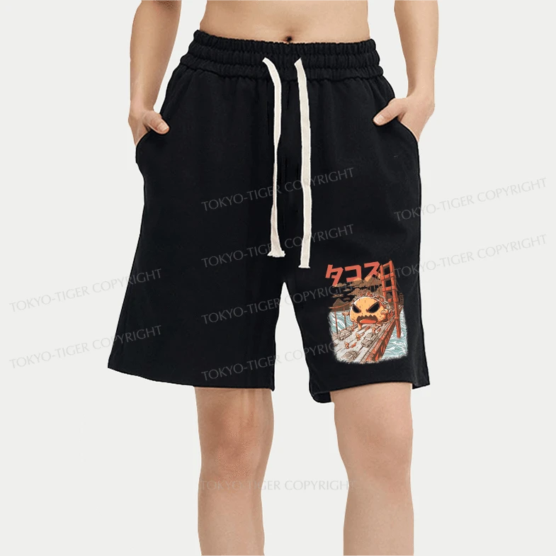 Tokyo-Tiger The Great Taco Kaiju Japanese Unisex Shorts