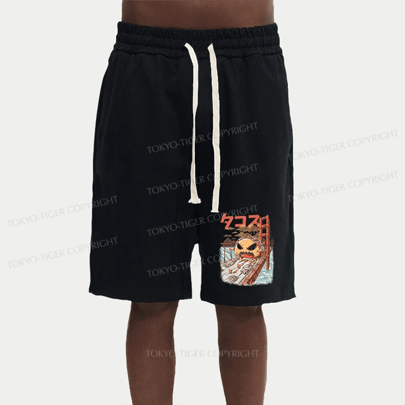 Tokyo-Tiger The Great Taco Kaiju Japanese Unisex Shorts