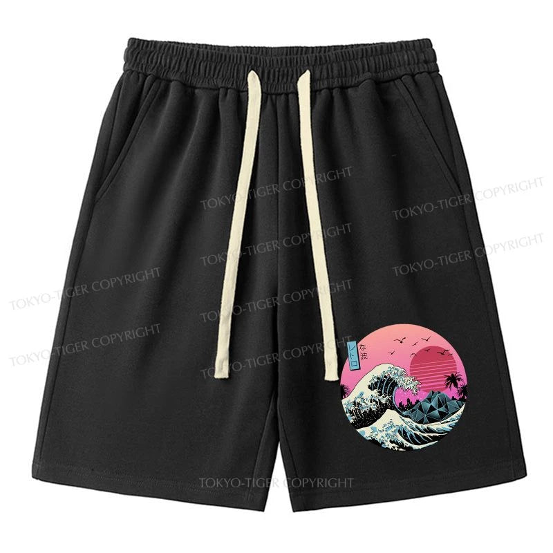 Tokyo-Tiger Japanese The Great Retro Wave Unisex Shorts