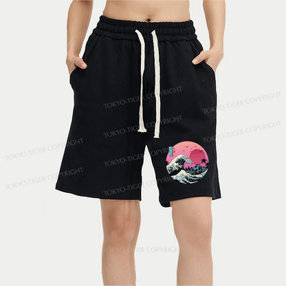 Tokyo-Tiger Japanese The Great Retro Wave Unisex Shorts