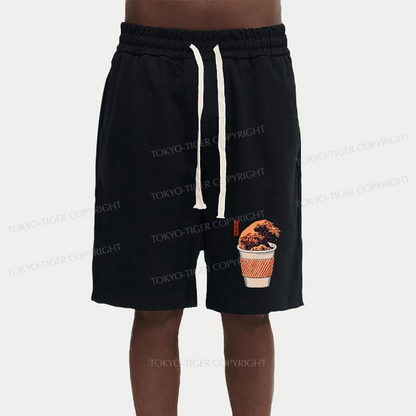 Tokyo-Tiger The Great Wave of Coffee Unisex Shorts