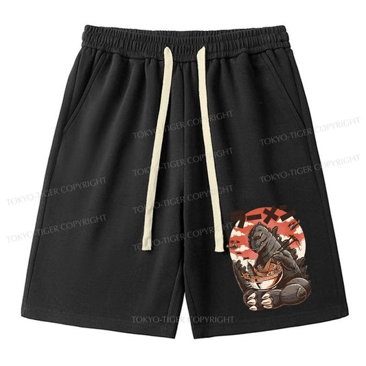 Tokyo-Tiger Ramen Monster Japanese Unisex Shorts