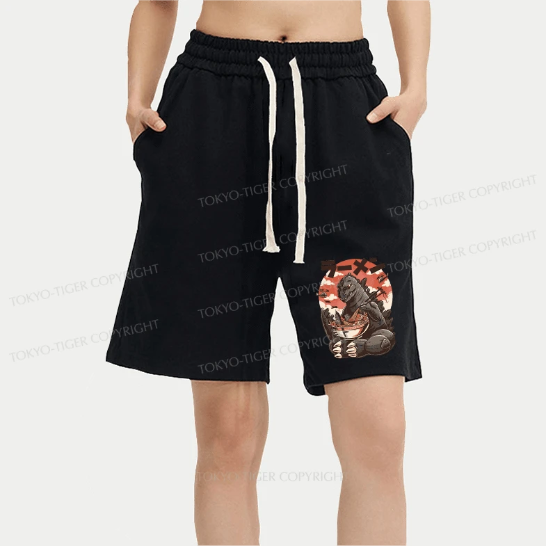 Tokyo-Tiger Ramen Monster Japanese Unisex Shorts