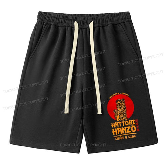 Tokyo-Tiger Hattori Hanzo Katana Unisex Shorts