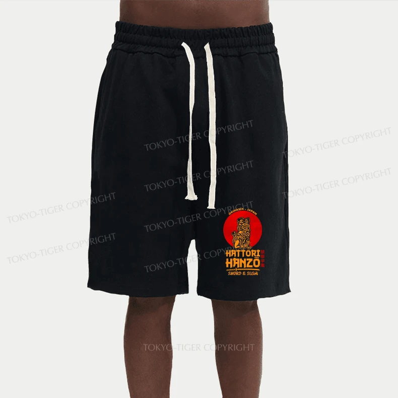 Tokyo-Tiger Hattori Hanzo Katana Unisex Shorts