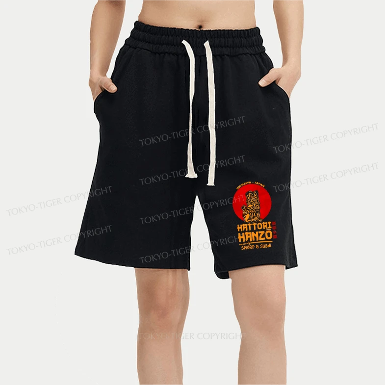 Tokyo-Tiger Hattori Hanzo Katana Unisex Shorts