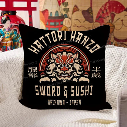 Tokyo-Tiger Hattori Hanzo Sword Cushion Pillow