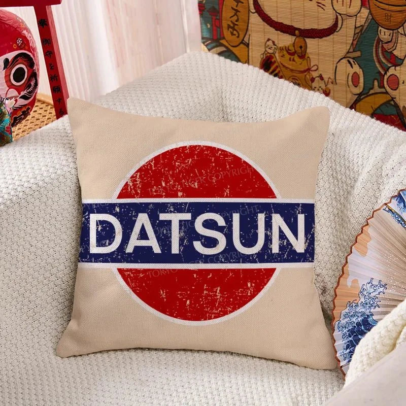 Tokyo-Tiger Datsun Vintage Car  Cushion Pillow