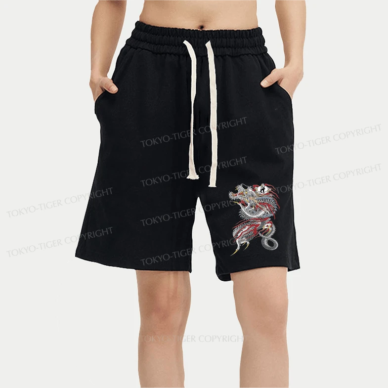 Tokyo-Tiger Dragon of Dojima Unisex Shorts