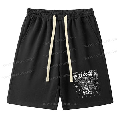 Tokyo-Tiger Joy Is Sickness Unisex Shorts