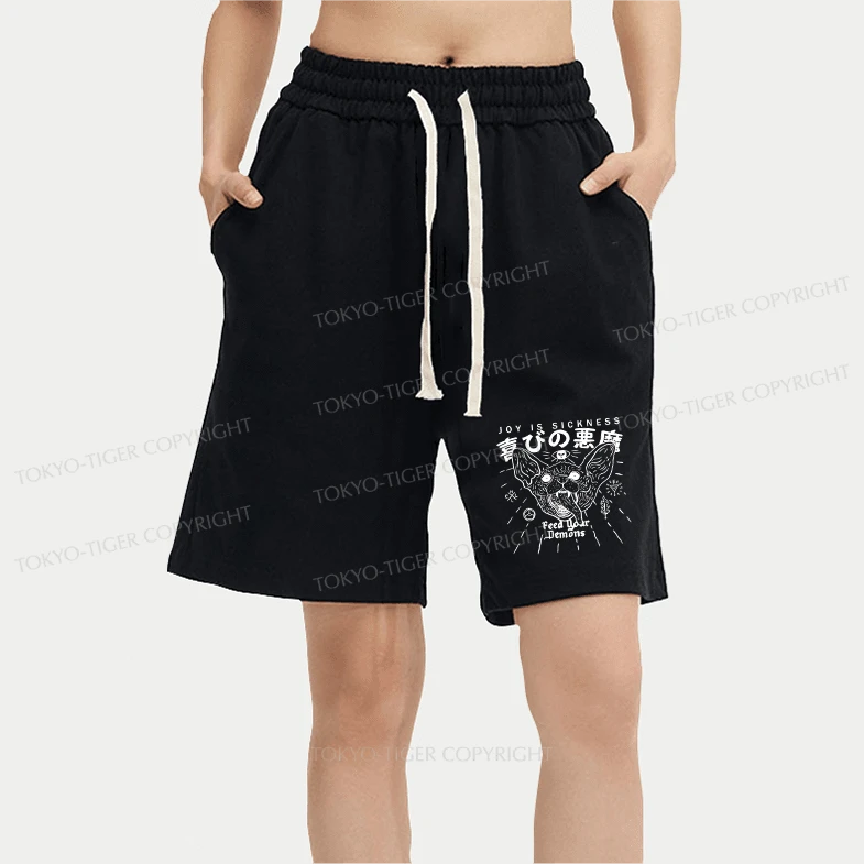 Tokyo-Tiger Joy Is Sickness Unisex Shorts