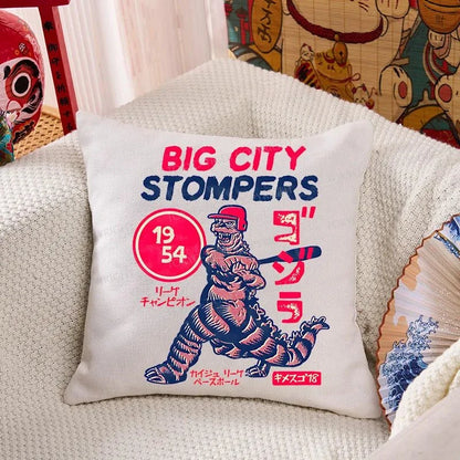 Tokyo-Tiger Big City Stompers Cushion Pillow