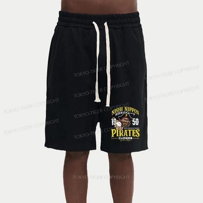 Tokyo-Tiger Nishi Nippon Baseball Unisex Shorts