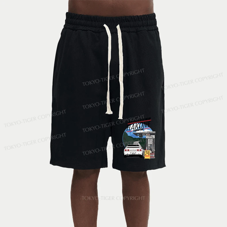 Tokyo-Tiger Hakone Nissan Skyline R32 JDM Unisex Shorts