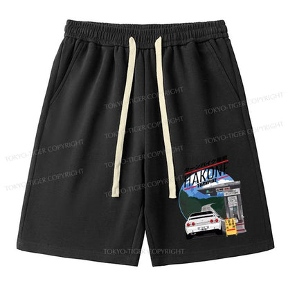 Tokyo-Tiger Hakone Nissan Skyline R32 JDM Unisex Shorts