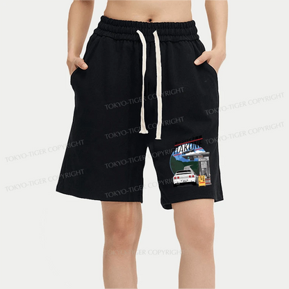 Tokyo-Tiger Hakone Nissan Skyline R32 JDM Unisex Shorts