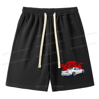 Tokyo-Tiger Monster. Skyline R32 GTR Unisex Shorts