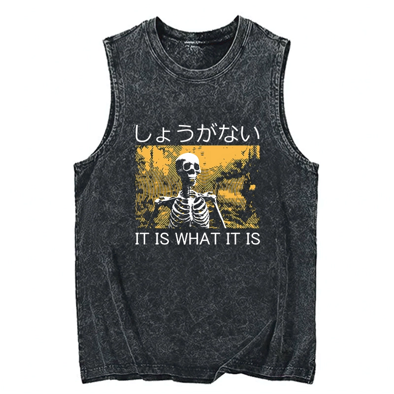 Tokyo-Tiger It is what it is Skeleton Washed Tank
