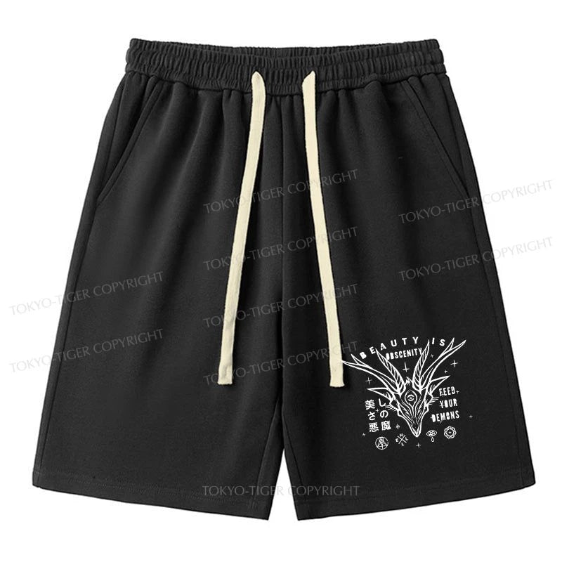 Tokyo-Tiger Beautiful Devil Japanese Unisex Shorts