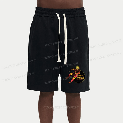 Tokyo-Tiger Skeleton Astronaut Unisex Shorts