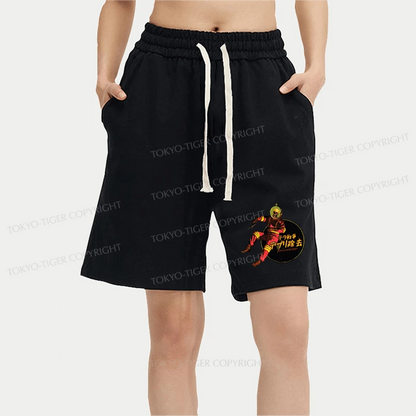 Tokyo-Tiger Skeleton Astronaut Unisex Shorts