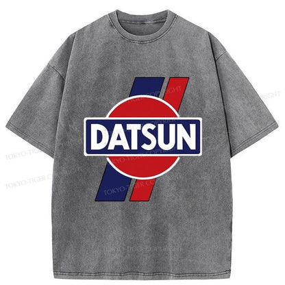 Tokyo-Tiger Datsun. Retro Japanese Washed T-Shirt