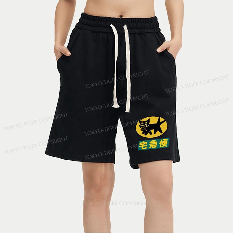 Tokyo-Tiger Black Cat Quick Transport Unisex Shorts