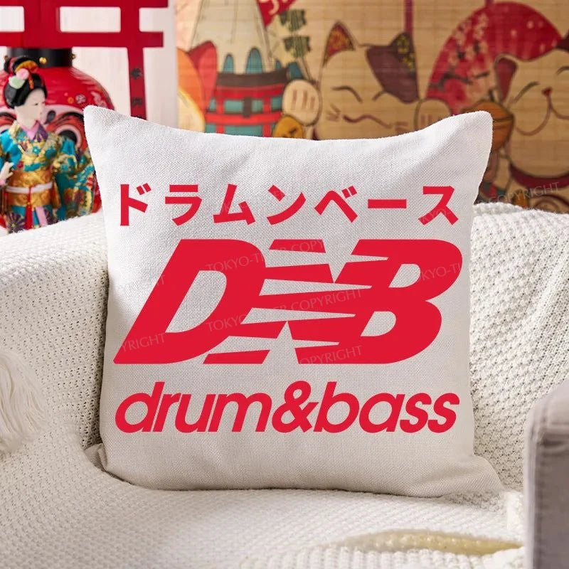 Tokyo-Tiger Drum And Bass Japan Cushion Pillow