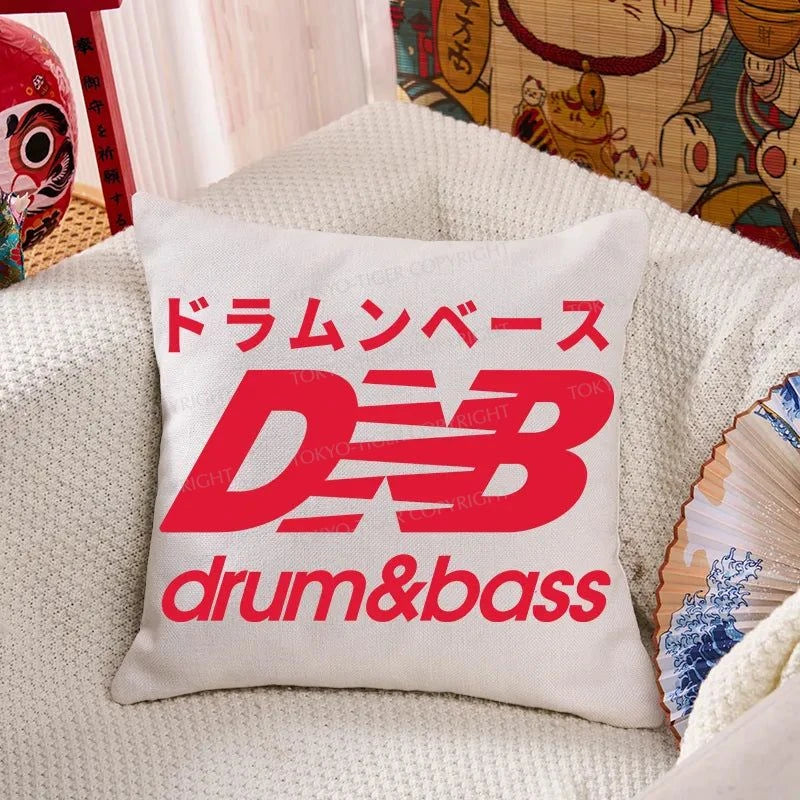 Tokyo-Tiger Drum And Bass Japan Cushion Pillow