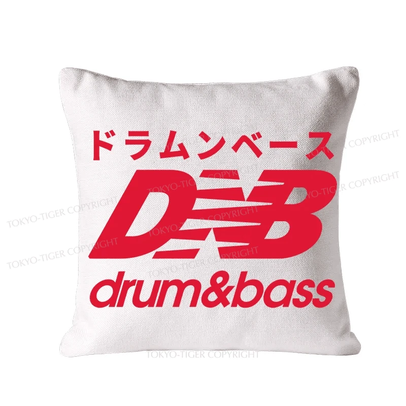 Tokyo-Tiger Drum And Bass Japan Cushion Pillow