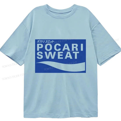 Tokyo-Tiger POCARI SWEAT Logo Classic T-Shirt